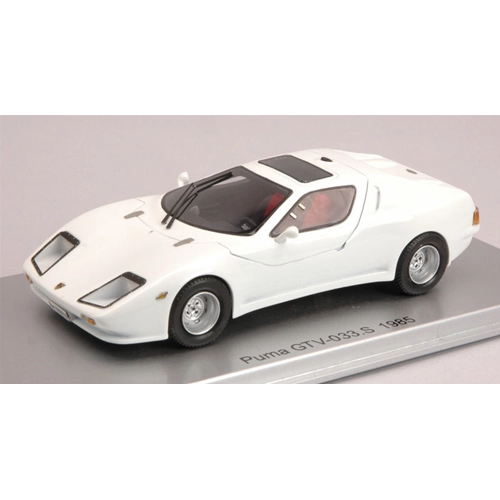 PUMA GTV 033 1985 WITH ALFA ROMEO ENGINE WHITE ED.LIM.PCS 175 1:43 Kess Model Auto Stradali Modellino