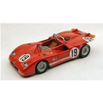 ALFA ROMEO 33.3 N.19 MONZA 1971 GALLI-STOMMELEN 1:43 M4 Auto Competizione Modellino
