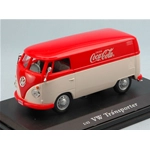 VW T1 BUS TRANSPORTER 1962 RED/CREAM COCA COLA 1:43 Motorcity Classics Veicoli Commerciali Modellino