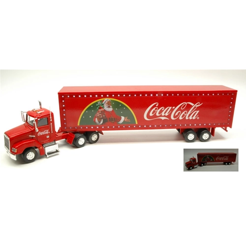 CAMION CHRISTMAS HOLIDAY VAN FETES DE NOEL COCA COLA WITH BATTERY LED 1:43 Motorcity Classics Veicoli Commerciali Modellino