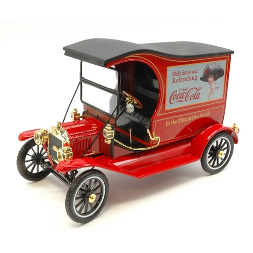 FORD MODEL T CARGO VAN 1917 COCA COLA 1:18 Motorcity Classics Veicoli Commerciali Modellino