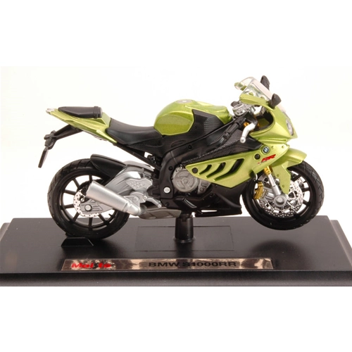 BMW S1000RR METALLIC 2011 GREEN 1:18 Maisto Moto Modellino