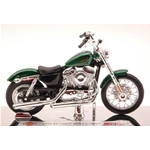 HARLEY DAVIDSON XL 1200V SEVENTY-TWO 2012 METALLIC GREEN 1:18 Maisto Moto Modellino