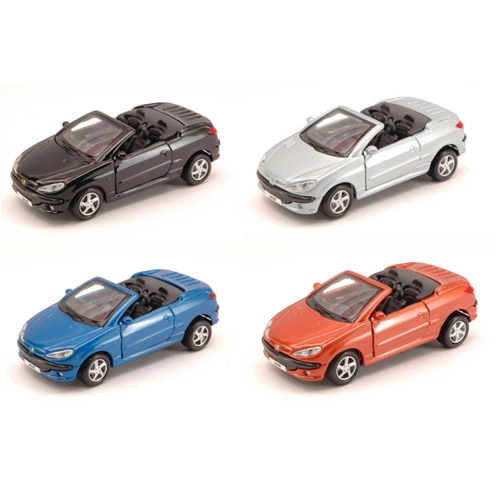 PEUGEOT 206 CC Colori Assortiti (1 P.zo a Scelta) 1:40 Maisto Auto Stradali Modellino