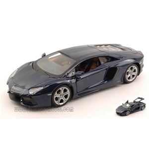 LAMBORGHINI AVENTADOR LP700-4 2011 BLUE 1:24 Maisto Auto Stradali Modellino