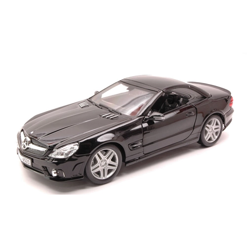 MERCEDES SL 65 AMG 2009 BLACK 1:18 Maisto Auto Stradali Modellino