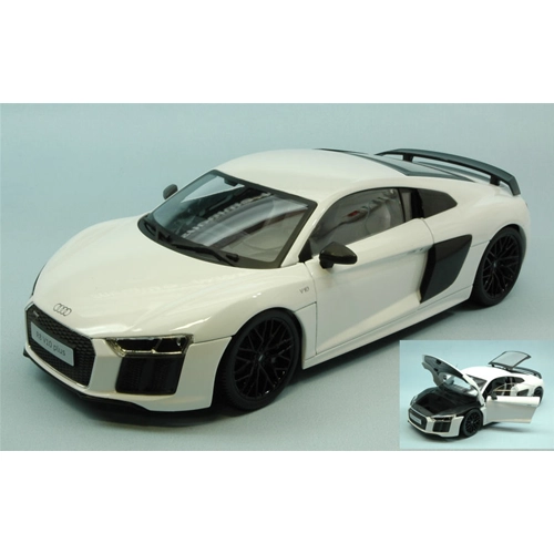 AUDI R8 V10 PLUS 2015 WHITE EXCLUSIVE SERIES 1:18 Maisto Auto Stradali Modellino