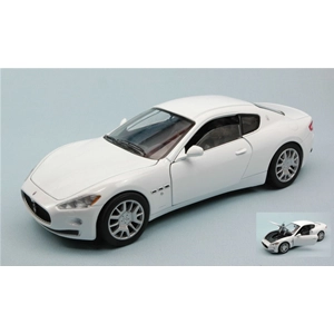 MASERATI GRAN TURISMO 2007 PEARL WHITE 1:24 MotorMax Auto Stradali Modellino