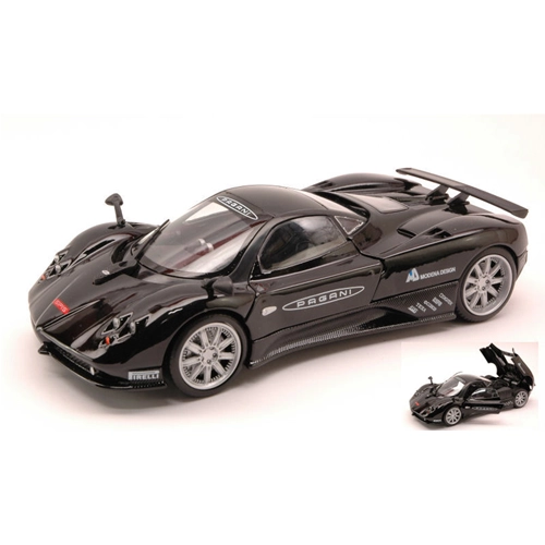PAGANI ZONDA F 2009 NURBURGRING BLACK 1:24 MotorMax Auto Stradali Modellino