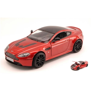 ASTON MARTIN V12 VANTAGE S 2013 METALLIC RED 1:24 MotorMax Auto Stradali Modellino