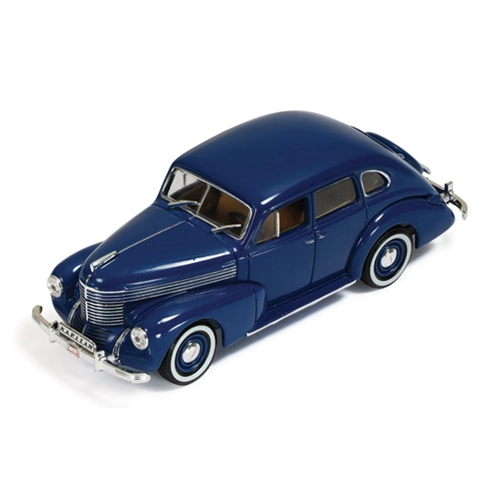 OPEL KAPITAN 4-DOOR SEDAN (SECOND GENERATION) 1950 BLUE 1:43 Ixo Model Auto Stradali Modellino