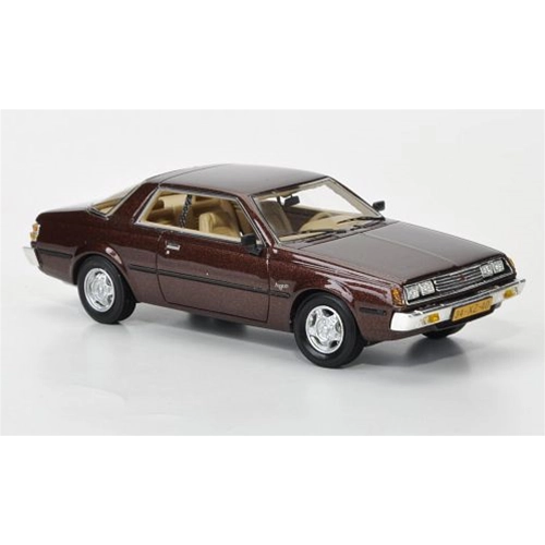 MITSUBISHI SAPPORO MKI COUPE' METALLIC 1982 DARK BROWN 1:43 Neo Scale Models Auto Stradali Modellino