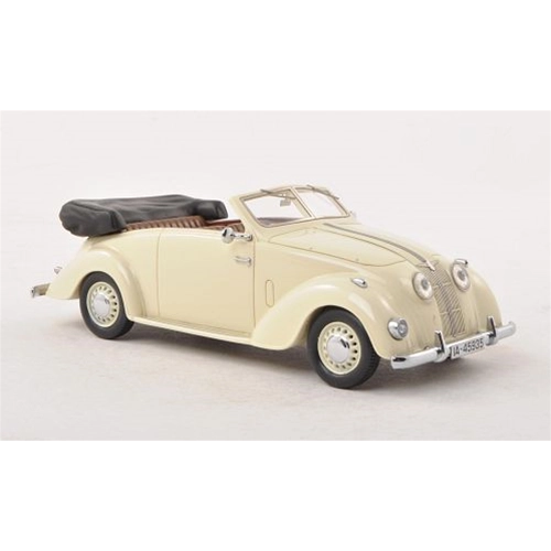 ADLER 2,5L CONVERTIBLE 1937 CREAM 1:43 Neo Scale Models Auto Stradali Modellino