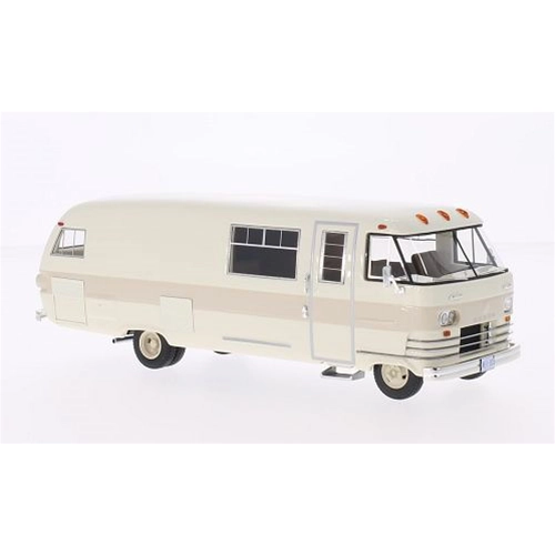 DODGE TRAVCO 1965 WHITE/BEIGE 1:43 Neo Scale Models Auto Stradali Modellino