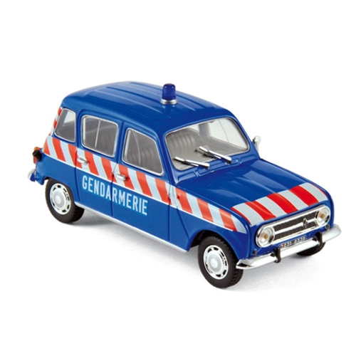 RENAULT 4 1968 GENDARMERIE PELOTON D'AUTOROUTE 1:43 Norev Forze dell'Ordine Modellino