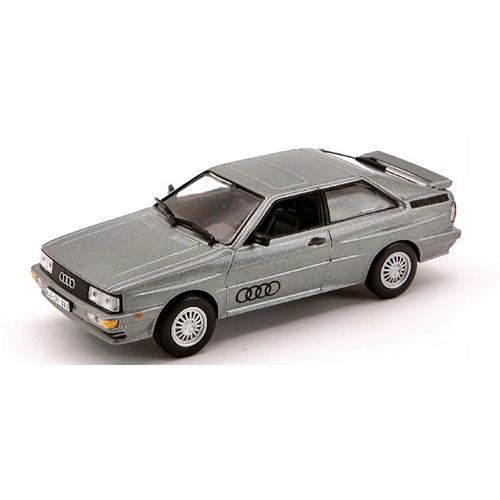 AUDI QUATTRO 1986 SILVER 1:43 Norev Auto Stradali Modellino