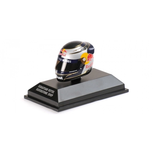 CASCO S.VETTEL 2009 SILVERSTONE 1:8 Minichamps Caschi Modellino
