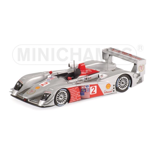 AUDI R 8 N.1 ALMS 2006 1:43 Minichamps Auto Competizione Modellino