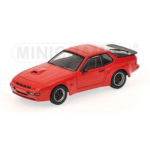PORSCHE 924 CARRERA GT 1981 RED 1:43 Minichamps Auto Stradali Modellino