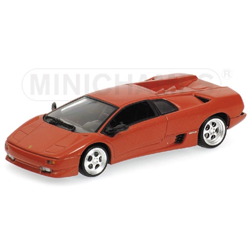 LAMBORGHINI DIABLO 1994 RED METALLIC 1:43 Minichamps Auto Stradali Modellino