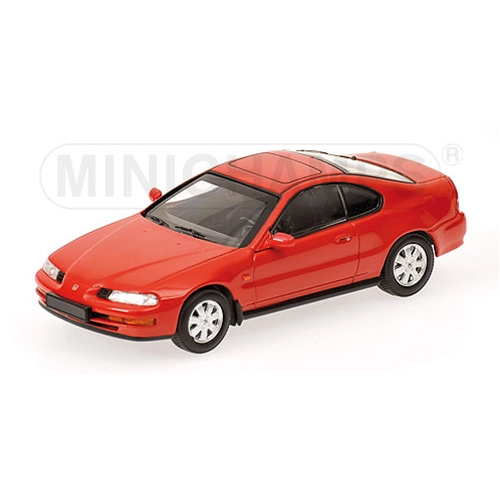 HONDA PRELUDE 1992 RED 1:43 Minichamps Auto Stradali Modellino