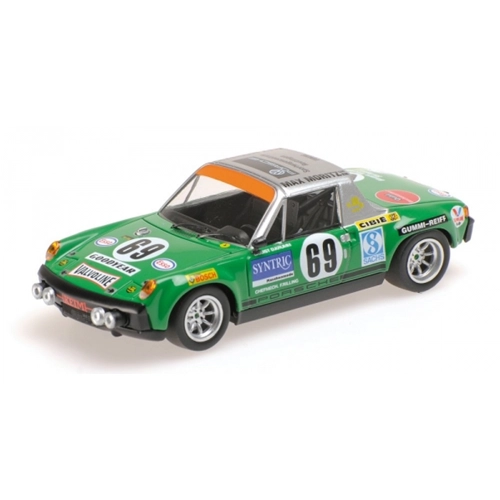 PORSCHE 914/6 N.69 25th LE MANS 1971 G.F.QUIST-D.KRUM 1:43 Minichamps Auto Competizione Modellino