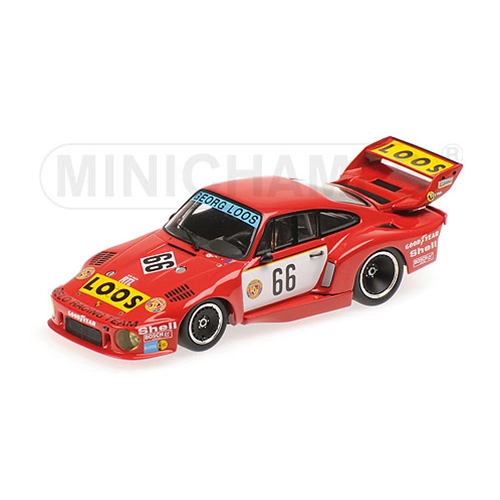 PORSCHE 935/77 N.66 WINNER DRM NURBURGRING 1977 R.STOMMELEN 1:43 Minichamps Auto Competizione Modellino
