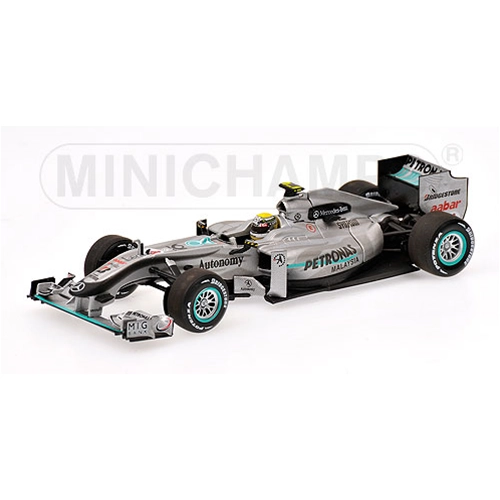 MERCEDES N.ROSBERG N.4 2010 1:43 Minichamps Formula 1 Modellino