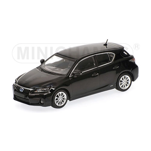 LEXUS CT200H 2010 BLACK 1:43 Minichamps Auto Stradali Modellino