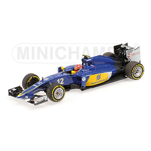 SAUBER N.12 F.NASR 2015 1:43 Minichamps Formula 1 Modellino