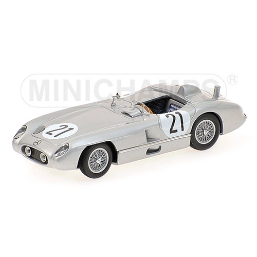 MERCEDES 300 SLR N.21 29th LE MANS 1955 K.KLING 1:43 Minichamps Auto Competizione Modellino