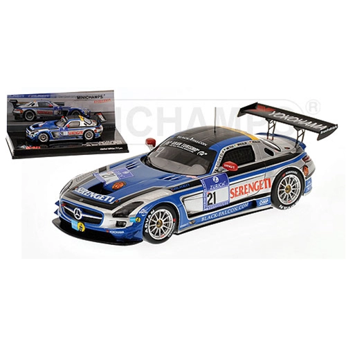 MERCEDES SLS AMG GT3 N.21 NURBURGRING 2011 1:43 Minichamps Auto Competizione Modellino