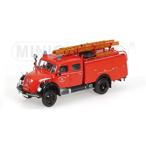 MAGIRUS DEUTZ MERKUR FIRE ENGINE 1:43 Minichamps Pompieri Modellino