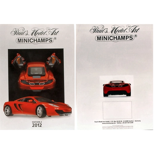 CATALOGO MINICHAMPS 2012 ED.2 Minichamps Cataloghi Modellino