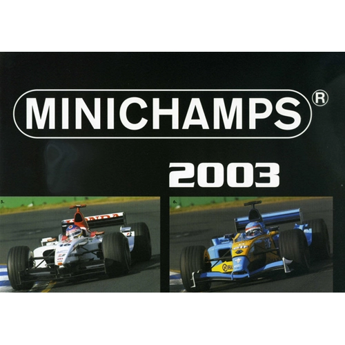 POSTER AUTO F1 2003 cm 80x60 Minichamps Cataloghi Modellino