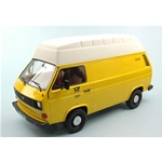 VW T3 HIGH ROOF GERMAN FEDERAL POSTAL SERVICES 1979 YELLOW/WHITE 1:18 Premium Classixx Veicoli Commerciali Modellino