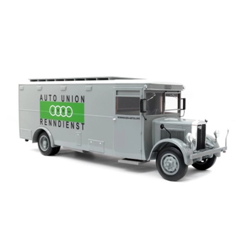 NAG-BUSSING RACE TRANSPORT CAR UNION 1934 RACING TEAM 1:18 Premium Classixx Auto Competizione Modellino