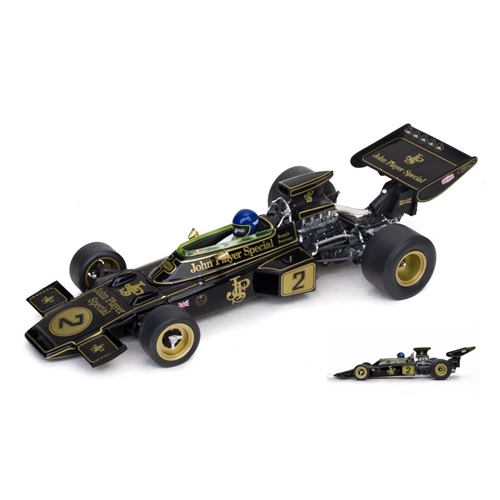 LOTUS 72E R.PETERSON 1973 N.2 WINNER ITALIAN GP 1:18 Quartzo Formula 1 Modellino