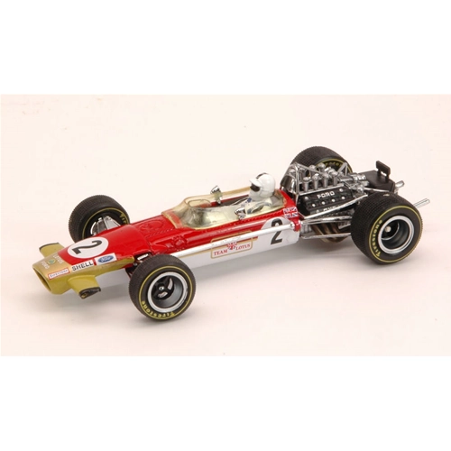 LOTUS 49B R.ATTWOOD 1969 N.2 4th MONACO GP 1:43 Quartzo Formula 1 Modellino