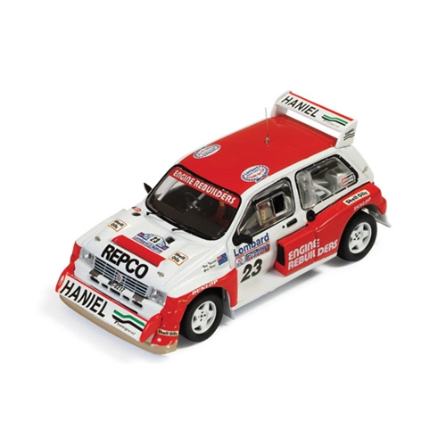MG METRO GR.4 N.23 RETIRED RAC RALLY 1986 TEESDALE-HORNE 1:43 Ixo Model Auto Rally Modellino