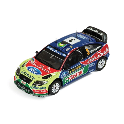 FORD FOCUS WRC N.3 WINNER SWEDEN 2010 HIRVONEN-LEHTINEN 1:43 Ixo Model Auto Rally Modellino
