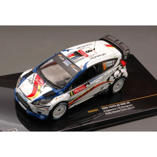 FORD FIESTA RS WRC N.8 6th MONTE CARLO 2012 DELECOUR-SAVIGNONI 1:43 Ixo Model Auto Rally Modellino