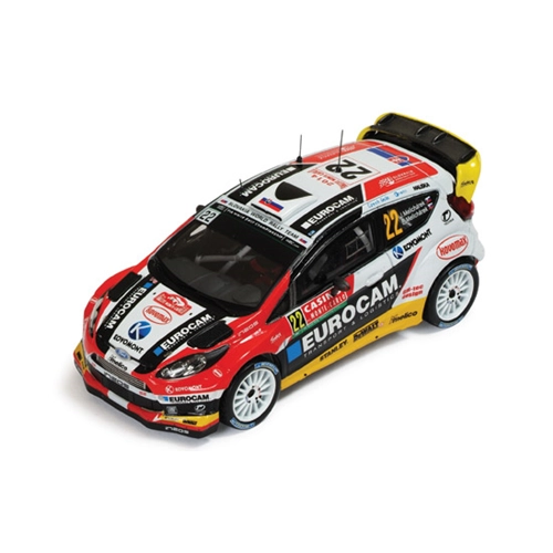 FORD FIESTA WRC N.22 8th MONTE CARLO 2014 J.MELICHAREK/E.MELICHAREK 1:43 Ixo Model Auto Rally Modellino