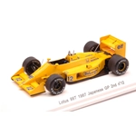 LOTUS 99TB A.SENNA 1987 N.12 2nd JAPAN GP W/DECALS 1:43 Reve Collection Formula 1 Modellino