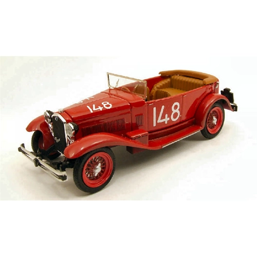 ALFA ROMEO 1750 TORPEDO N.148 MILLE MIGLIA 1931 BRAMBILLA-CASELLA 1:43 Rio Auto Competizione Modellino