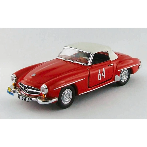 MERCEDES 190SL N.64 TOUR DE FRANCE 1956 CAPDEVILLE-LAUDLE 1:43 Rio Auto Rally Modellino