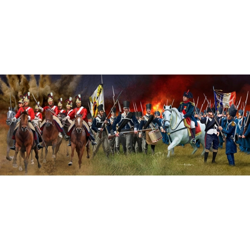 SET BATTAGLIA DI WATERLOO BATTLE OF WATERLOO 1815 KIT 1:72 Revell Kit Figure Militari Modellino