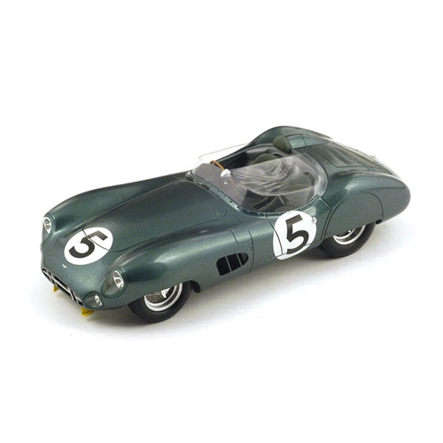 ASTON MARTIN DBR1 N.5 WINNER LE MANS 1959 C.SHELBY-R.SALVADORI 1:18 Spark Model Auto Competizione Modellino