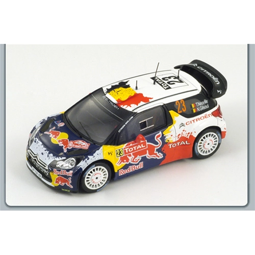 CITROEN DS3 N.23 MONTECARLO 2012 NEUVILLE+GILSOUL 1:43 Spark Model Auto Rally Modellino