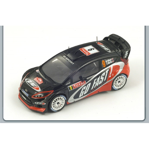 FORD FIESTA RS N.9 11th MONTE CARLO 2012 WILSON-MARTIN 1:43 Spark Model Auto Rally Modellino